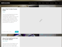 Tablet Screenshot of daryaklishina.com